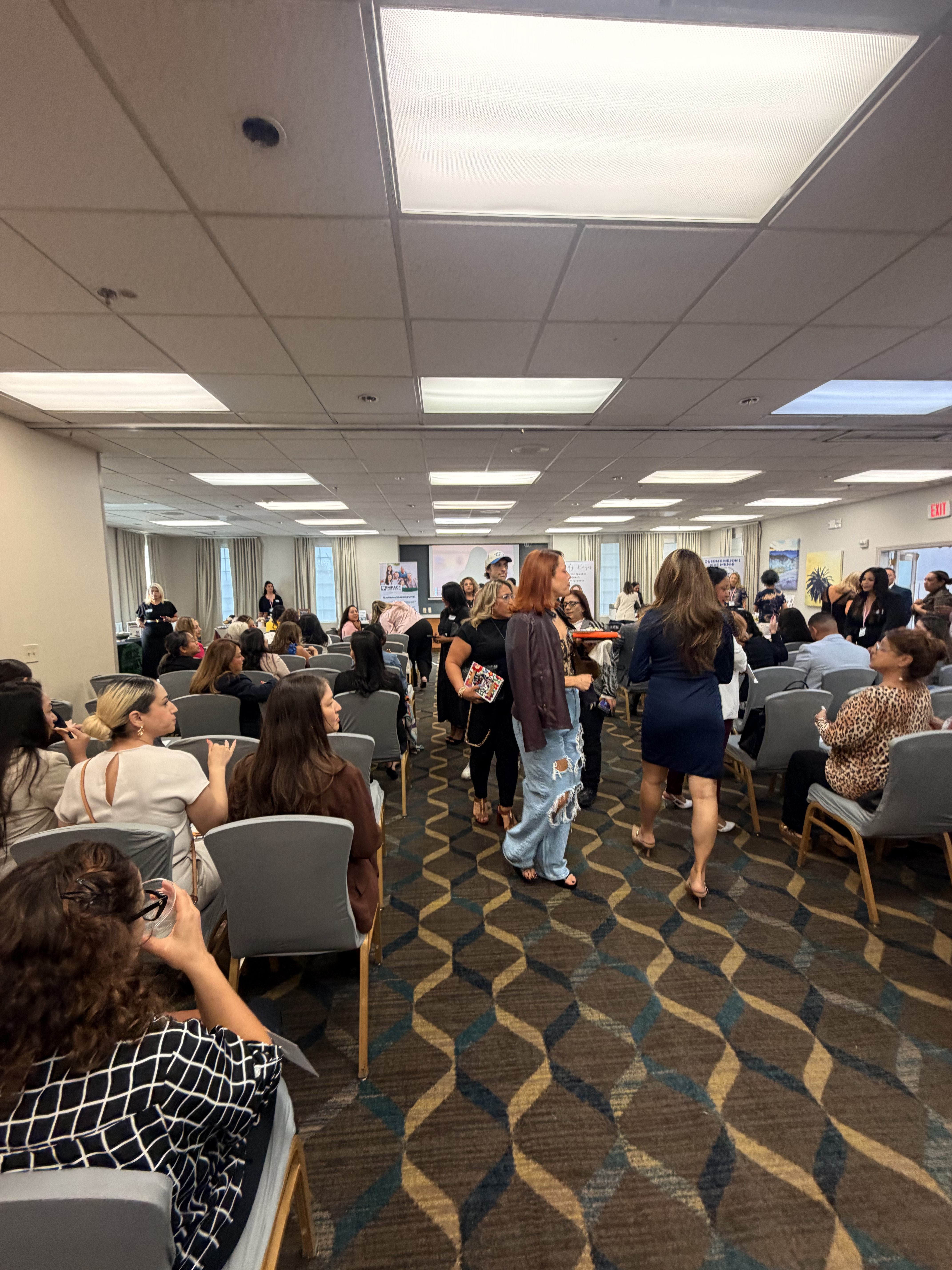 Women connecting at Boss Ladies